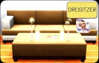 Sikea Fine-Line No. 1 Dreisitzer